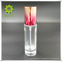 Bouteille de verre de 50ml fond épais verre pompe bouteille bouteille de base liquide transparent